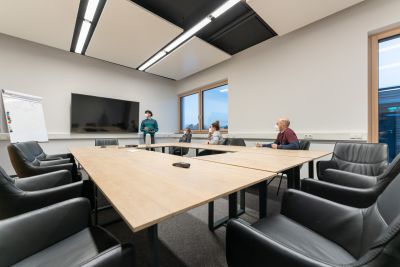 Besprechungsraum, Präsentation