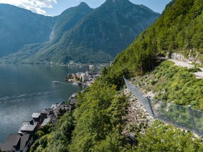 Schutznetzverbauung am Hallstätter See (2022), Oberösterreich