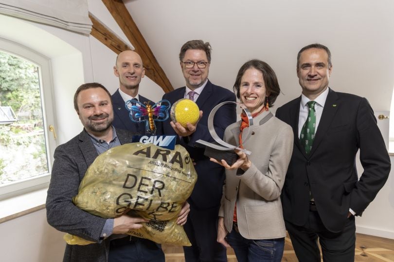 (c) Lunghammer Christoph Murnig (GAW), Landesrat Willibald Ehrenhöfer, Alexander Rinderhofer (GAW), Nina Pildner-Steinburg (GAW) und Christoph Ludwig (SFG)
