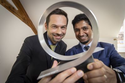 Stefan Trabesinger und Muaaz Abdul Hadi (Pro2Future)